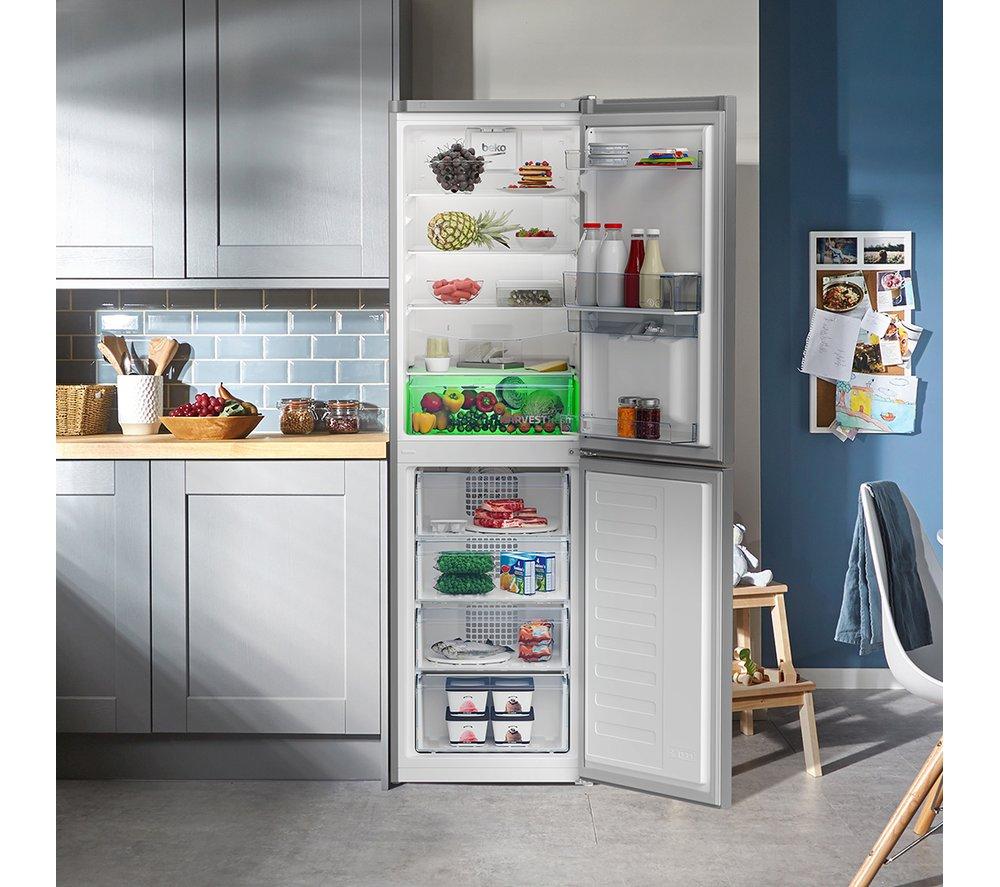 BEKO Pro CNG4582DVPS 50/50 Fridge Freezer - Stainless Steel