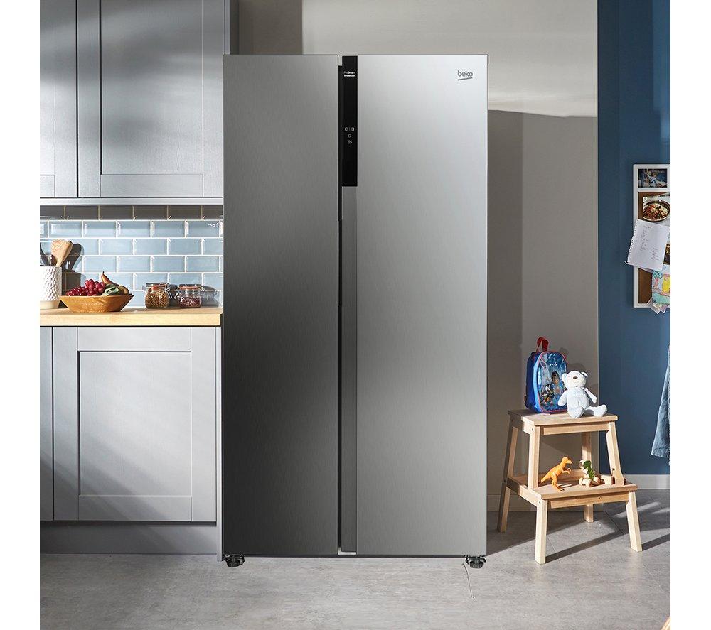 Frigorífico Combi Americano No Frost BEKO Pro ASL1532PX - Acero cepillado