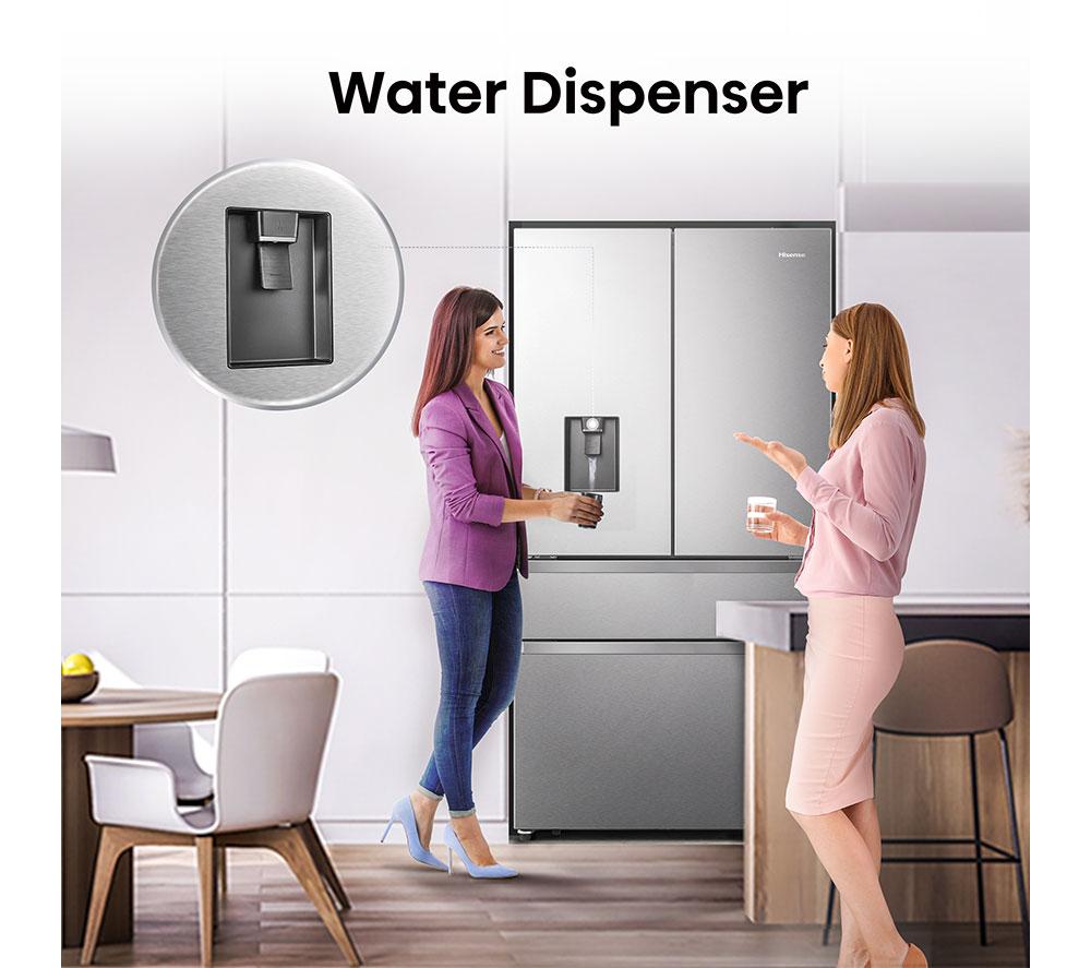 Frigorífico americano inteligente HISENSE PureFlat RF749N4SWSE - Acero inoxidable