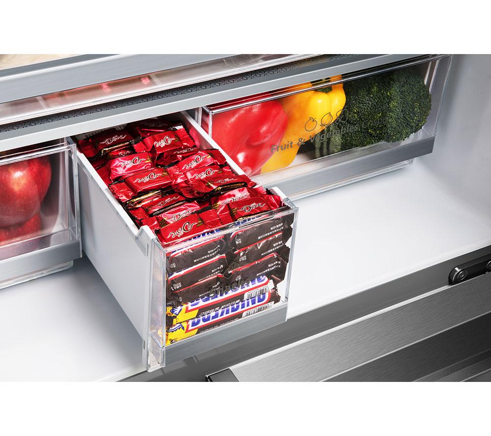 Frigorífico americano inteligente HISENSE PureFlat RF749N4SWSE - Acero inoxidable