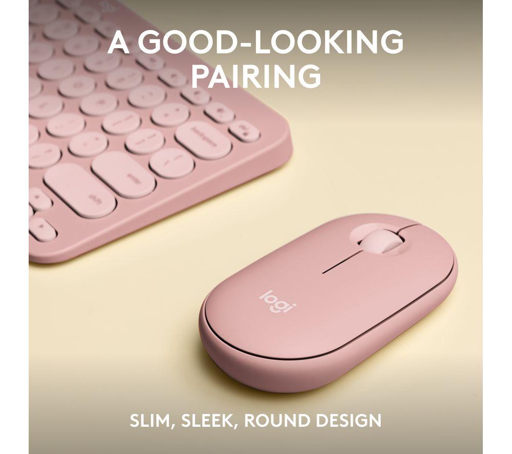 LOGITECH Pebble 2 MK380 Wireless Keyboard & Mouse Set - Rose