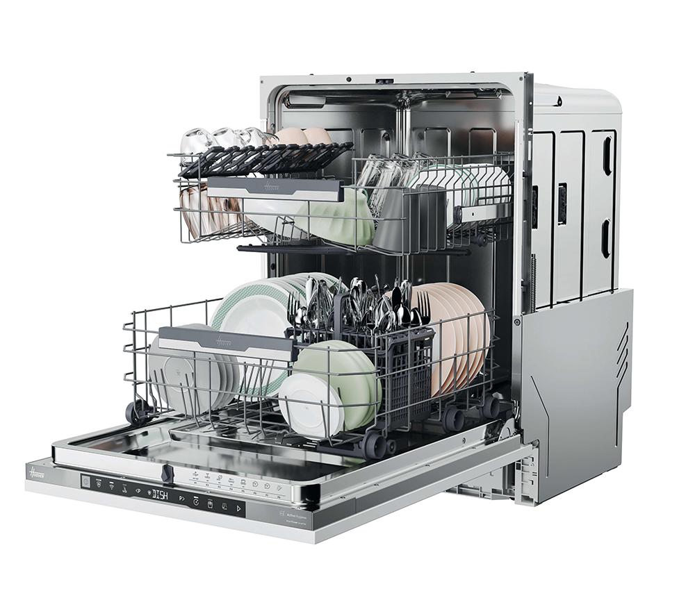HOOVER HI4C6F0S-80 Full-size Fully Integrated WiFi-enabled Dishwasher