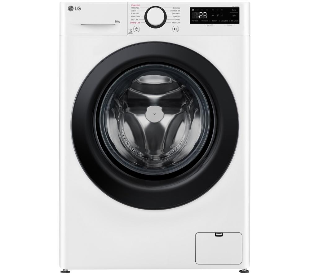 LG Series 4 AI Direct Drive F4C510WBTN1 10 kg 1400 Spin Washing Machine - White