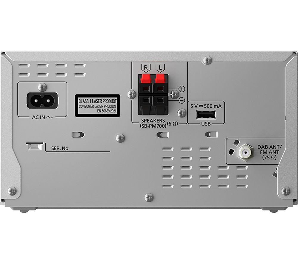 Sistema Hi-Fi Tradicional PANASONIC SC-PM702 Bluetooth - Plata