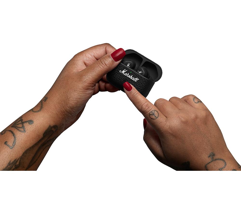 MARSHALL Motif II A.N.C. Wireless Bluetooth Noise-Cancelling Earbuds - Black