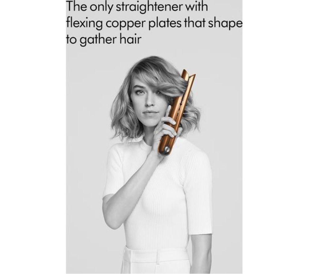 DYSON Corrale Hair Straightener - Bright Copper & Bright Nickel