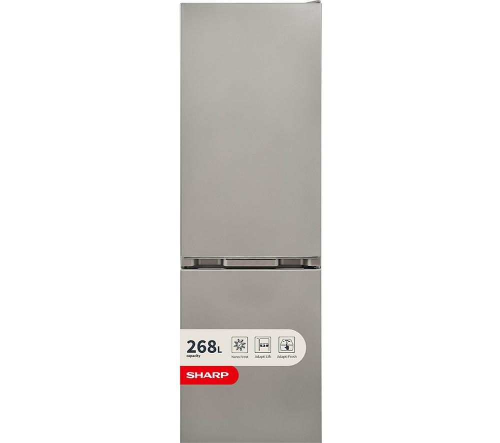 SHARP SJ-BB04DTXSE2-EN 60/40 Fridge Freezer - Silver