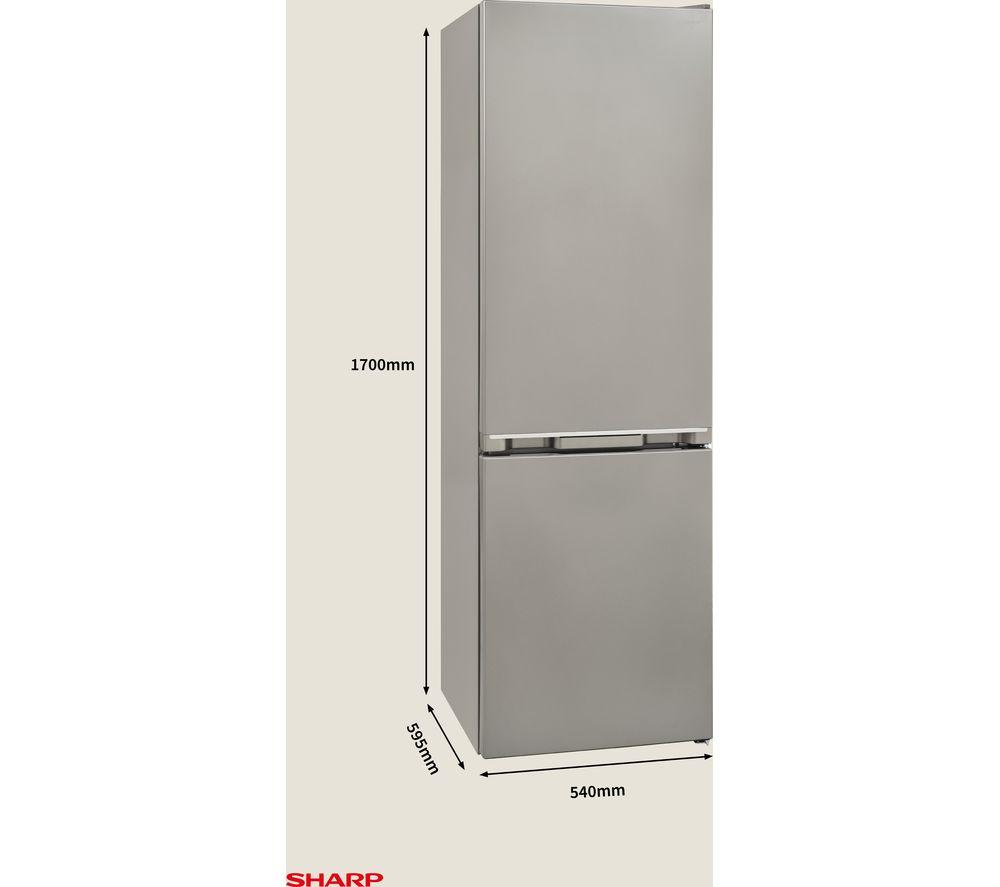 SHARP SJ-BB04DTXSE2-EN Frigorífico-Congelador 60/40 - Plata