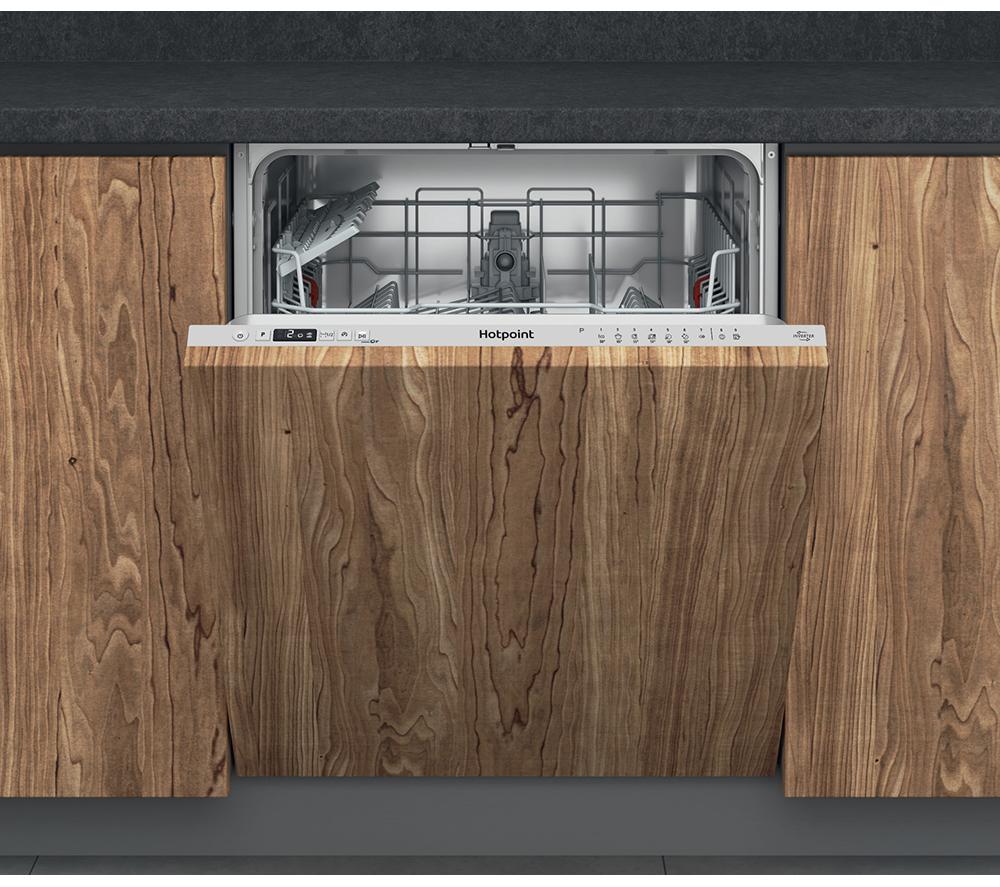 HOTPOINT H2I HD526 UK Full-size Fully Integrated Dishwasher - Silver