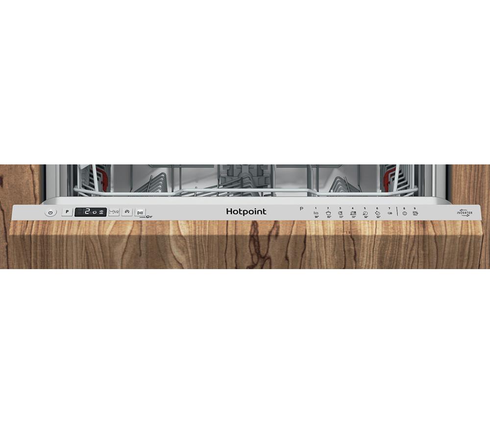HOTPOINT H2I HD526 UK Lavavajillas totalmente integrado de tamaño completo - Plata