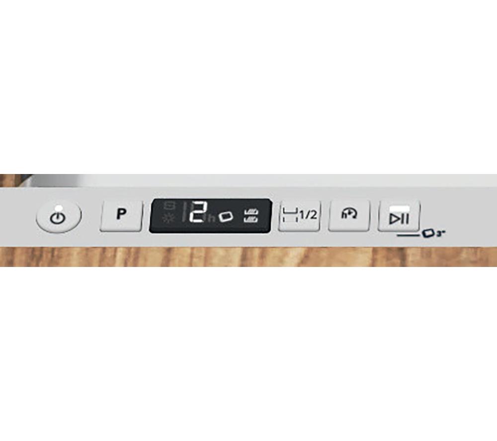 HOTPOINT H2I HD526 UK Lavavajillas totalmente integrado de tamaño completo - Plata
