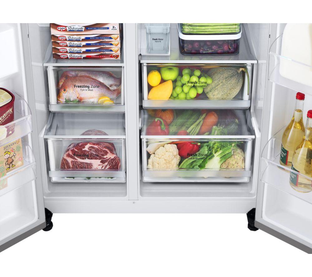 LG GSLD81PZRD Frigorífico Americano Inteligente NatureFRESH - Acero Pulido