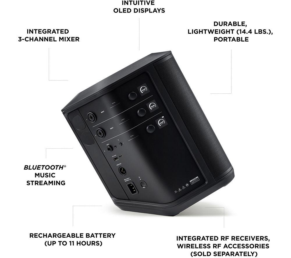 Altavoz Bluetooth portátil Bose S1 Pro+ - Negro