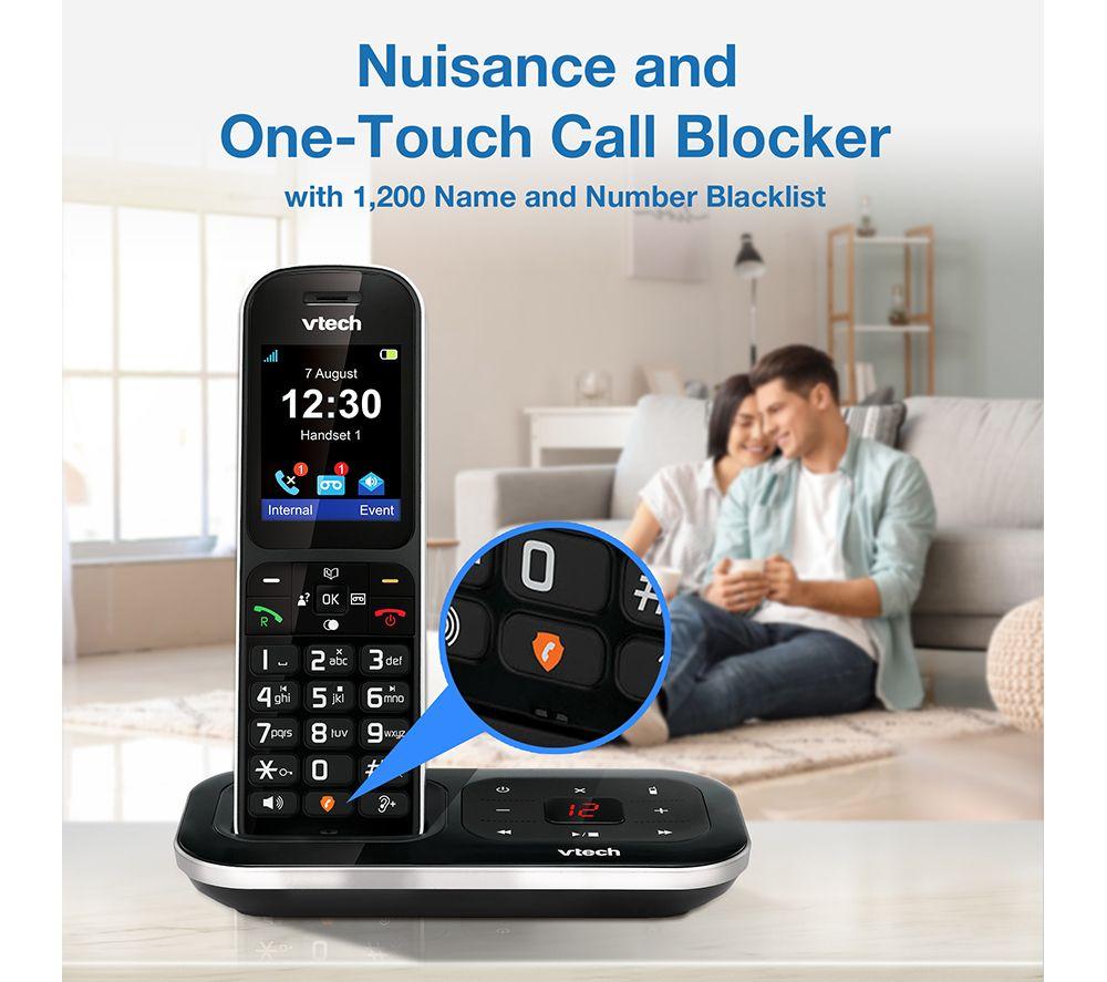 VTECH PS1351 Cordless Phone - Twin, Black