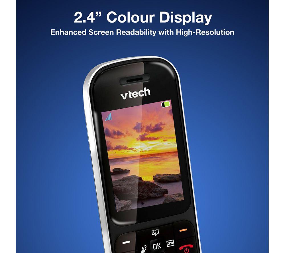 VTECH PS1351 Cordless Phone - Twin, Black