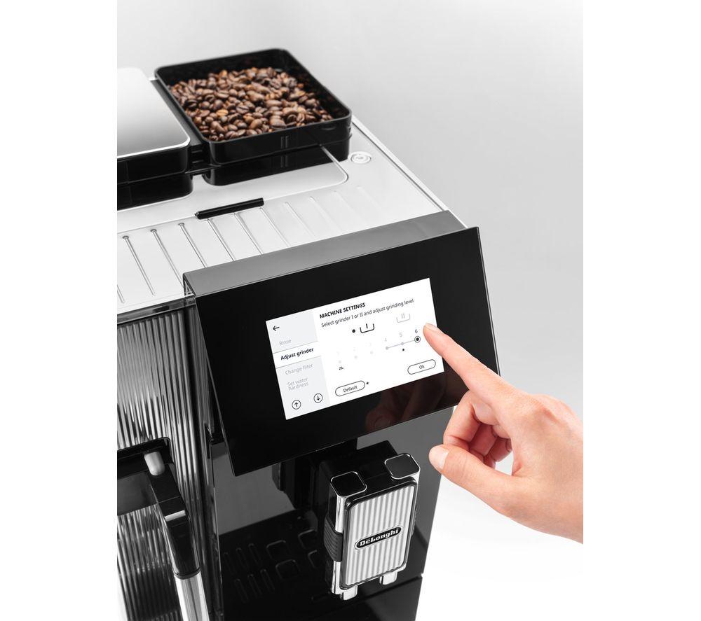 Cafetera automática "Bean to Cup" inteligente De'Longhi Maestosa EPAM960.75GLM - Negro metalizado