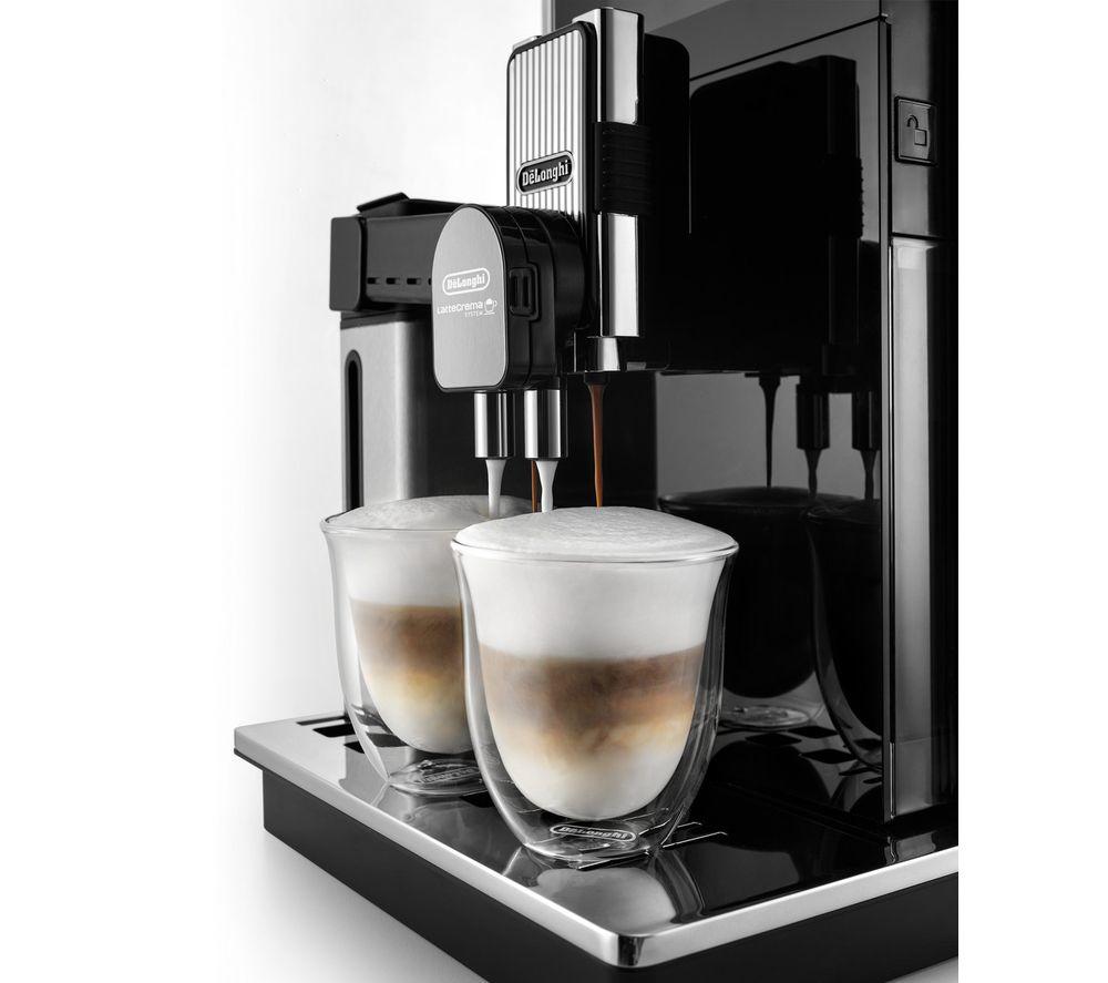 Cafetera automática "Bean to Cup" inteligente De'Longhi Maestosa EPAM960.75GLM - Negro metalizado