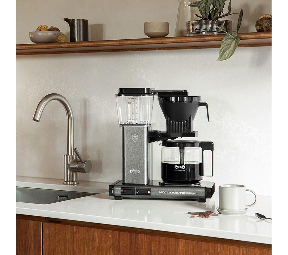 Cafetera de filtro MOCCAMASTER KBG Select 53811 - Gris Piedra