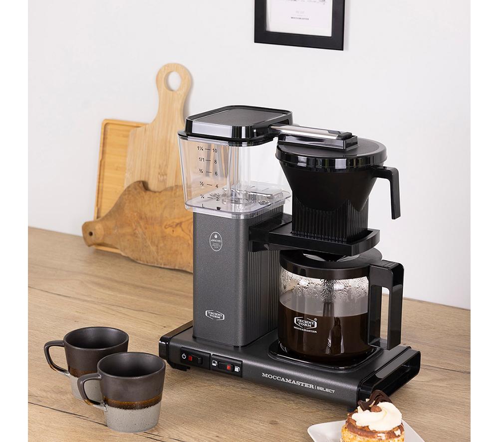 MOCCAMASTER KBG Select 53811 Filter Coffee Machine - Stone Grey