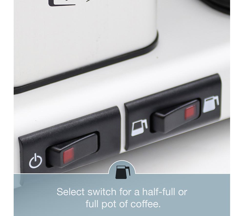 MOCCAMASTER KBG Select 53823 Cafetera de filtro - Blanco mate