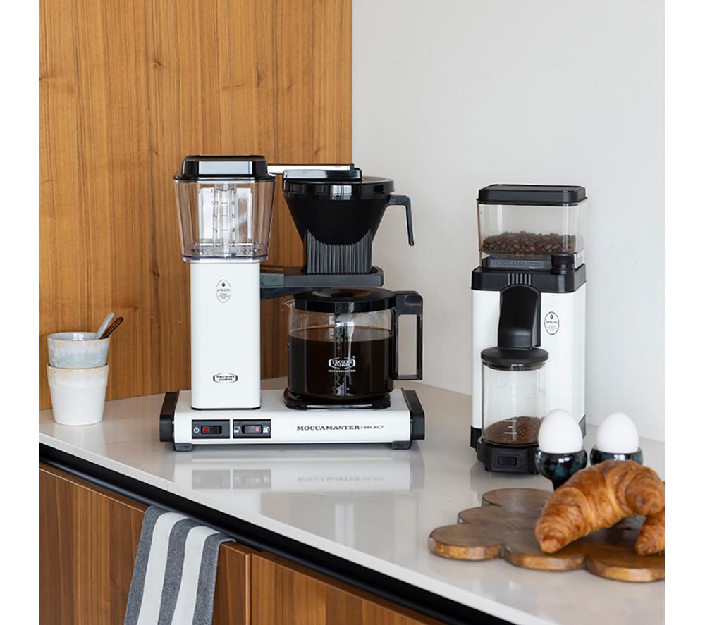 MOCCAMASTER KBG Select 53823 Cafetera de filtro - Blanco mate