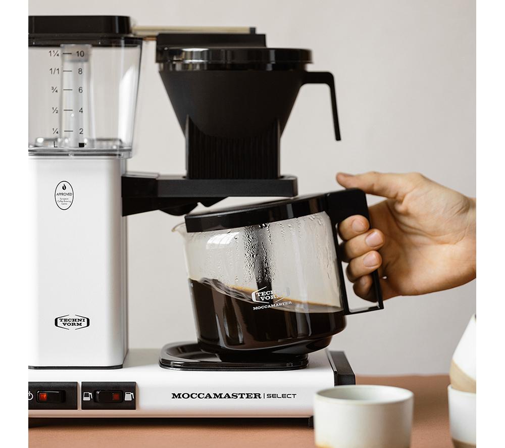 MOCCAMASTER KBG Select 53823 Cafetera de filtro - Blanco mate