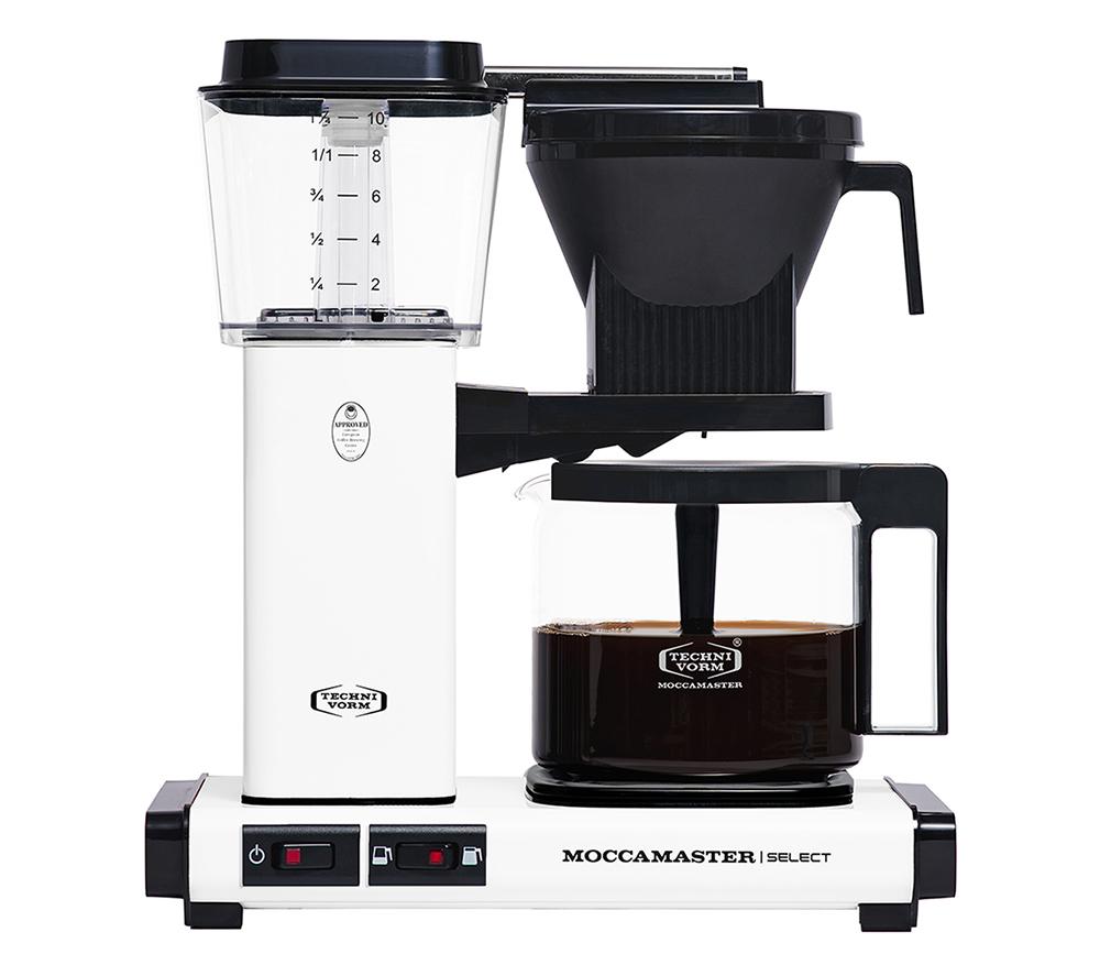 MOCCAMASTER KBG Select 53823 Filter Coffee Machine - Matte White