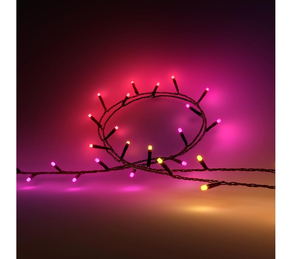 PHILIPS HUE Festavia luces de cadena LED inteligentes de colores - 250 mini LED, 20 m
