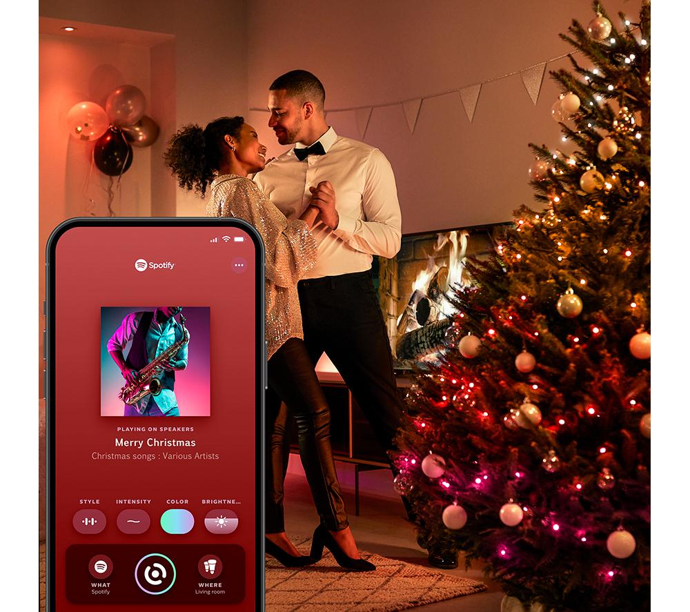 PHILIPS HUE Festavia luces de cadena LED inteligentes de colores - 250 mini LED, 20 m