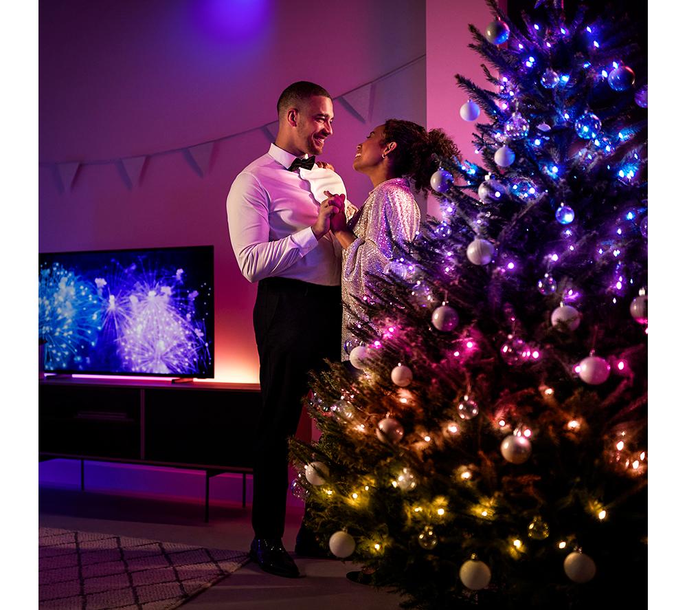 PHILIPS HUE Festavia luces de cadena LED inteligentes de colores - 250 mini LED, 20 m