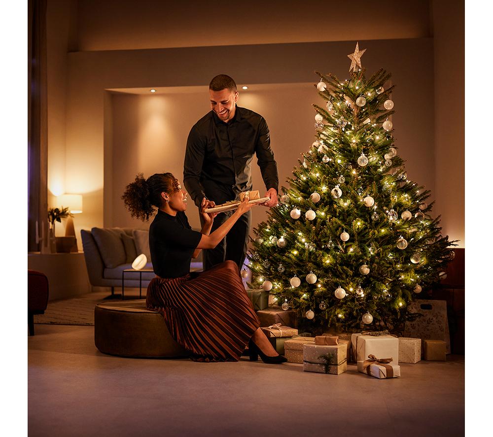 PHILIPS HUE Festavia luces de cadena LED inteligentes de colores - 250 mini LED, 20 m
