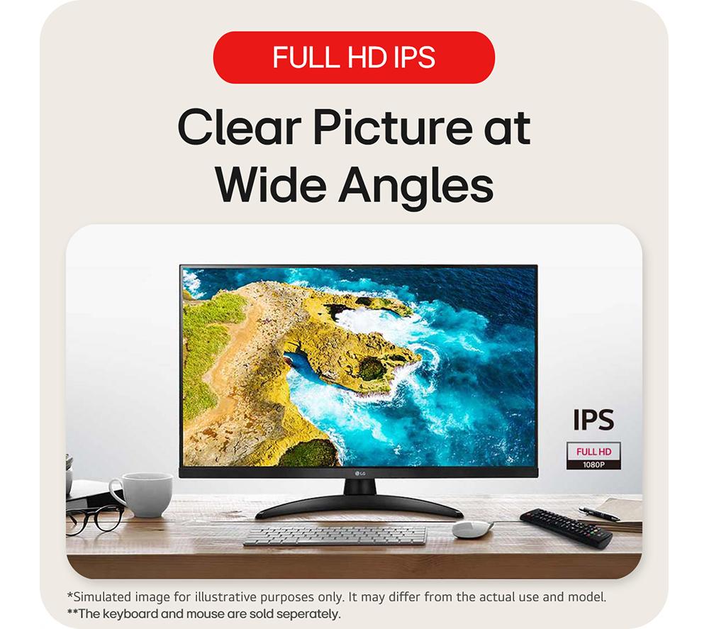 LG 27TQ615S-PZ 27" Smart Full HD LED TV Monitor