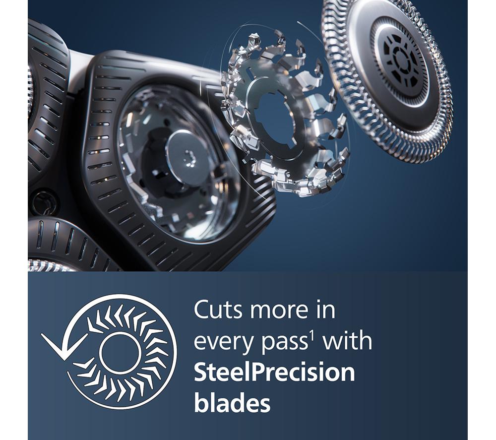 PHILIPS Series 5000 S5887/50 Wet & Dry Rotary Shaver - Carbon Grey