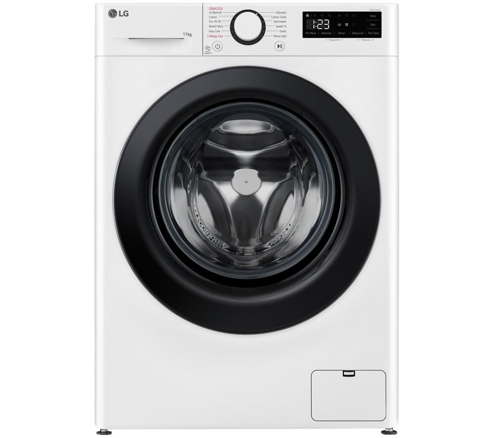 LG Series 4 AI Direct Drive F4Y511WBLN1 11 kg 1400 Spin Washing Machine - White