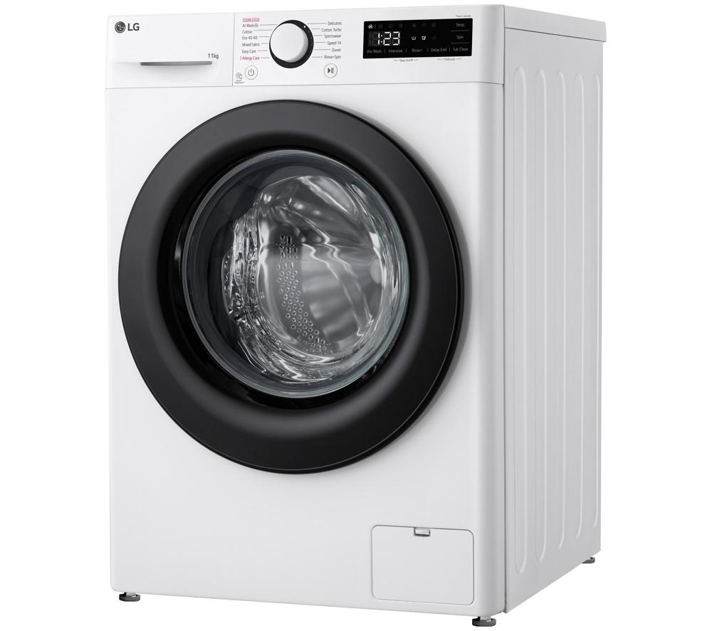 LG Serie 4 AI Direct Drive F4Y511WBLN1 Lavadora de 11 kg y 1400 rpm - Blanca