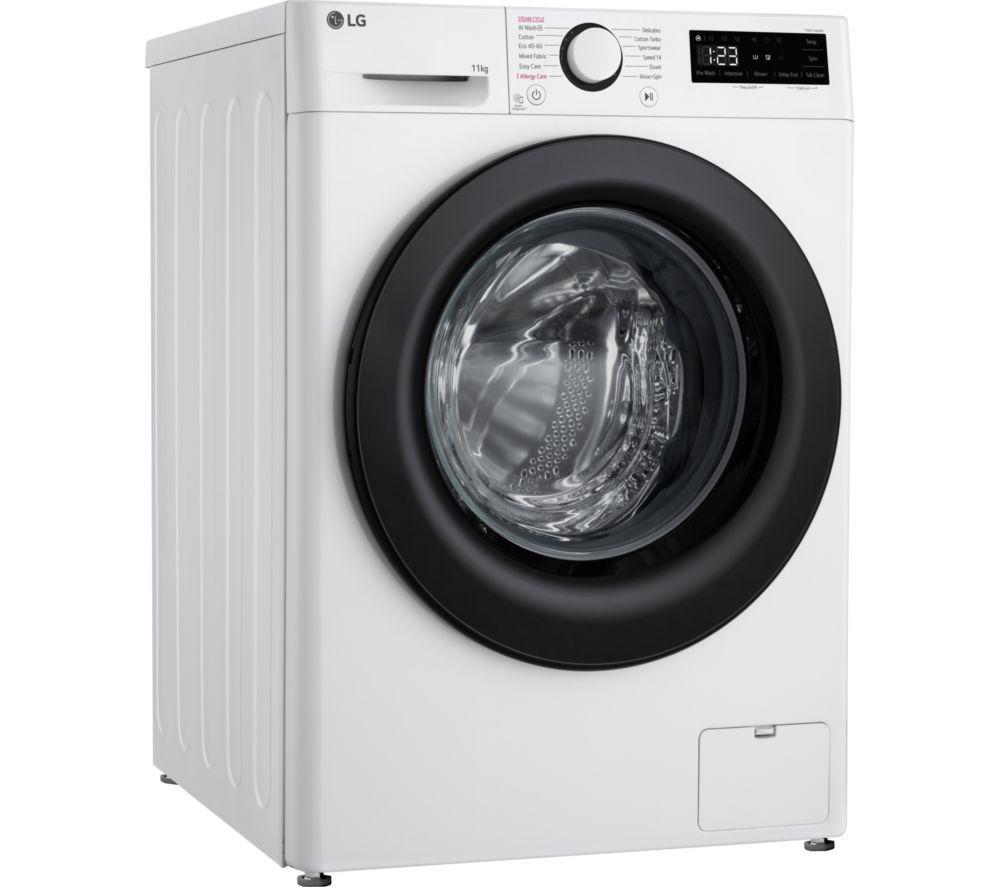 LG Serie 4 AI Direct Drive F4Y511WBLN1 Lavadora de 11 kg y 1400 rpm - Blanca