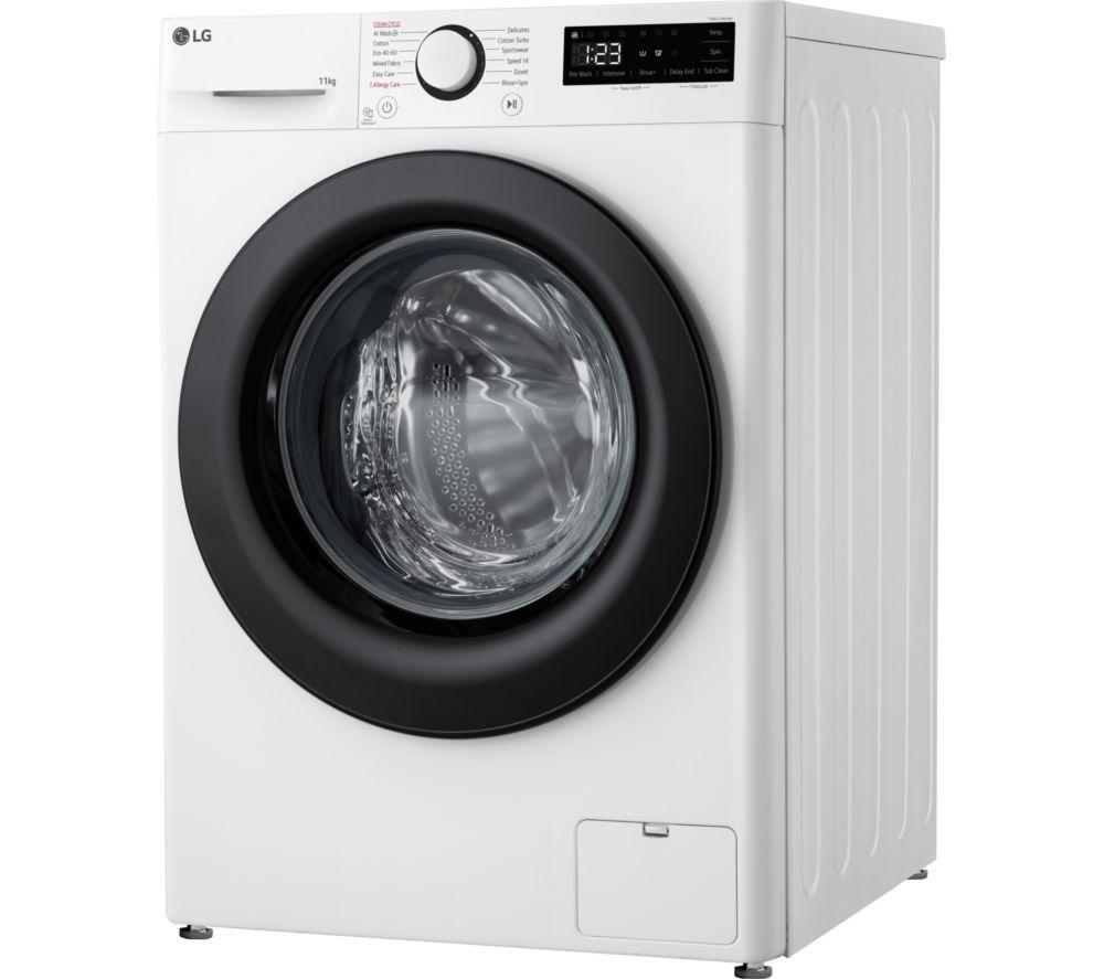 LG Serie 4 AI Direct Drive F4Y511WBLN1 Lavadora de 11 kg y 1400 rpm - Blanca