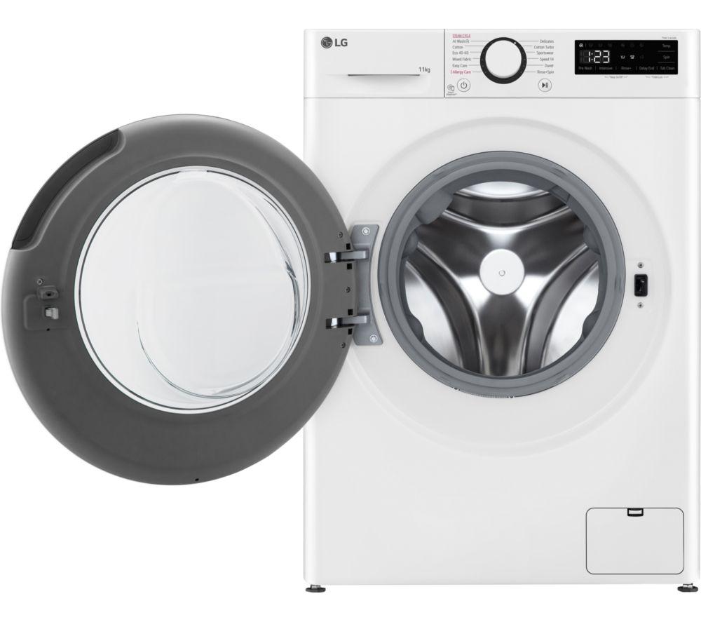 LG Serie 4 AI Direct Drive F4Y511WBLN1 Lavadora de 11 kg y 1400 rpm - Blanca