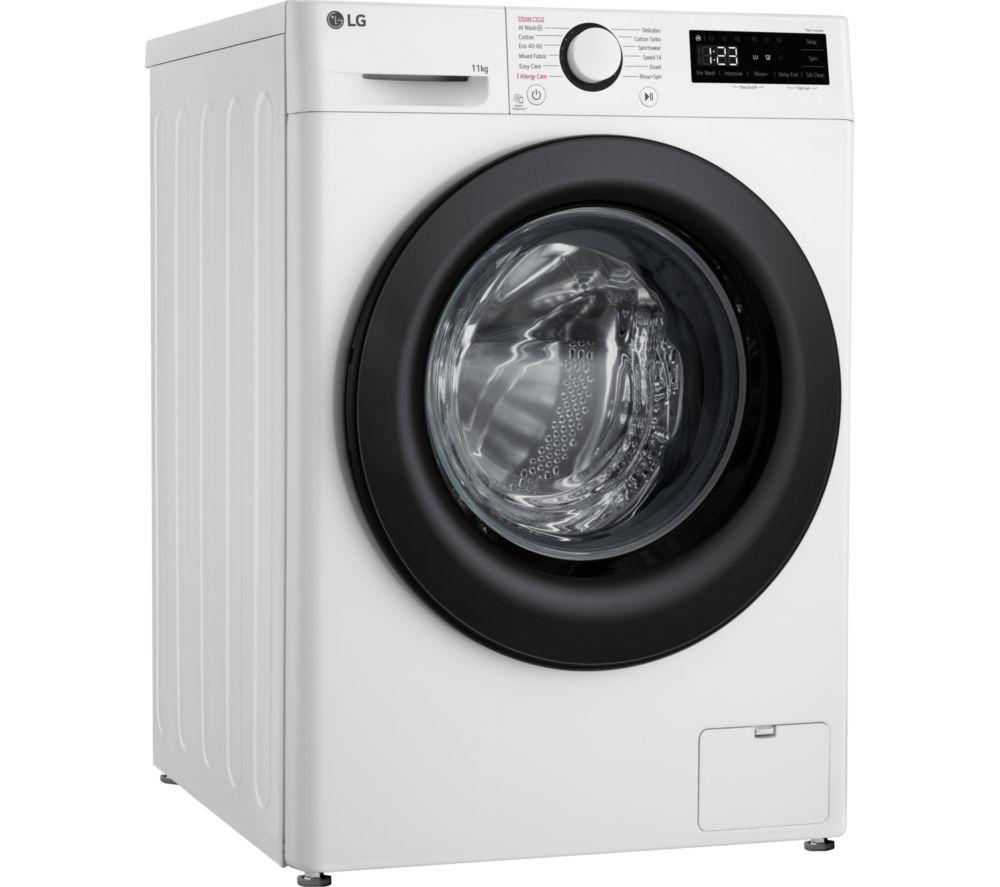 LG Serie 4 AI Direct Drive F4Y511WBLN1 Lavadora de 11 kg y 1400 rpm - Blanca