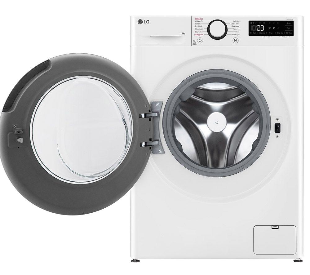 LG Serie 4 AI Direct Drive F4Y511WBLN1 Lavadora de 11 kg y 1400 rpm - Blanca