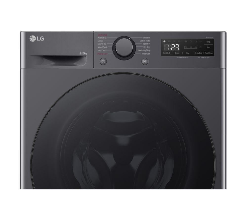 LG Series 4 AI Direct Drive FWY696GBLN1 9 kg Washer Dryer - Grey