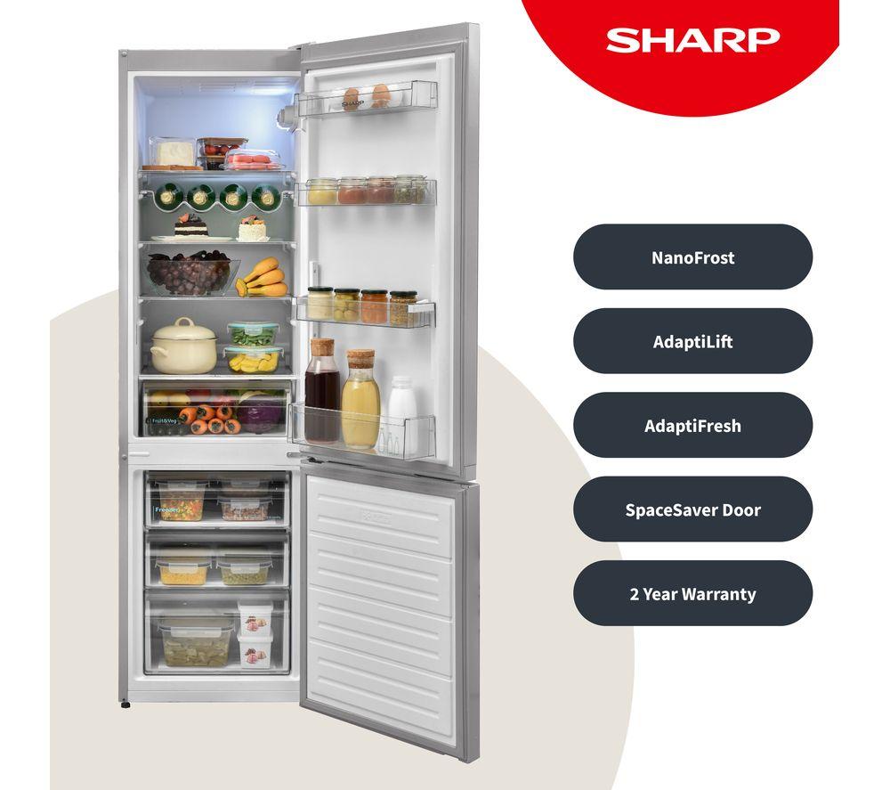 SHARP SJ-BB05DTXLE-EN Frigorífico Combi 60/40 - Inox