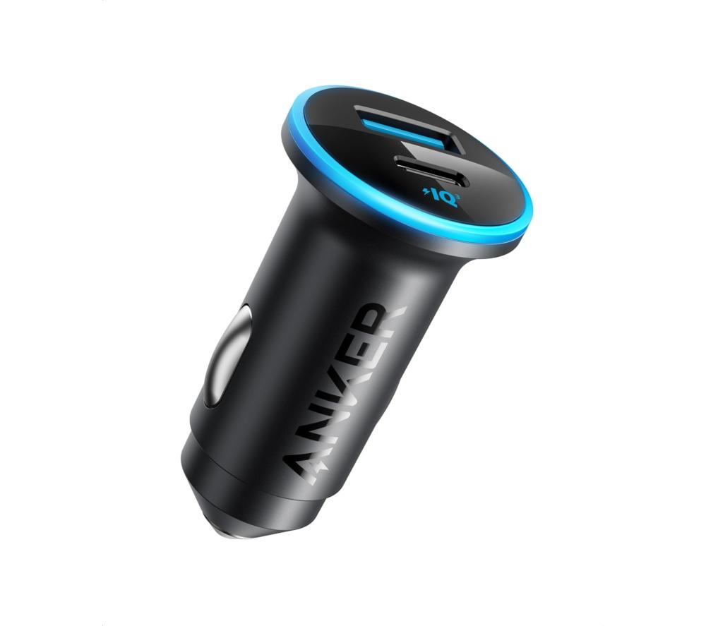 ANKER 2-Port 52.5W USB Type-C Car Charger - Black