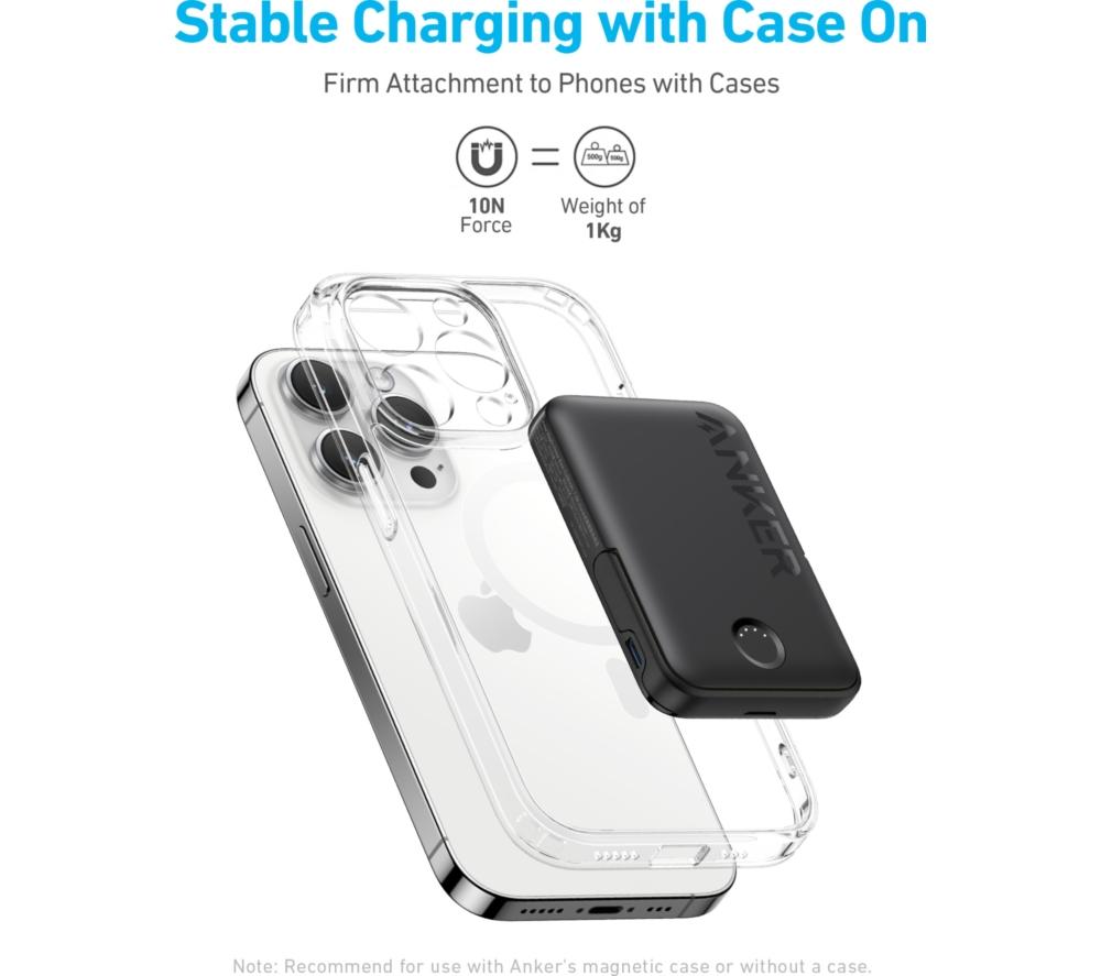 ANKER MagGo 5000 mAh Wireless Power Bank - Black