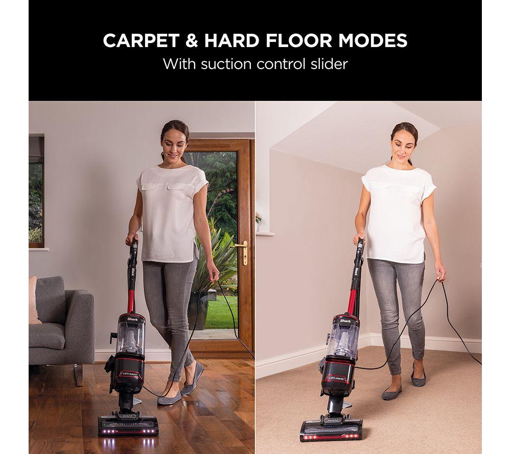 Aspiradora vertical sin bolsa SHARK Lift-Away con TruePet NV602UKT - Rojo