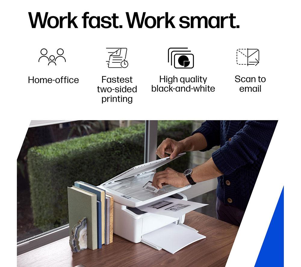 HP LaserJet M140W Mono All-in-One Wireless Laser Printer | Scan & Copy | Compact Design | WiFi Print