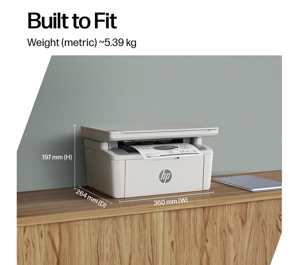 Impresora láser inalámbrica monocromo multifunción HP LaserJet M140W | Escanear y copiar | Diseño compacto | Impresión WiFi