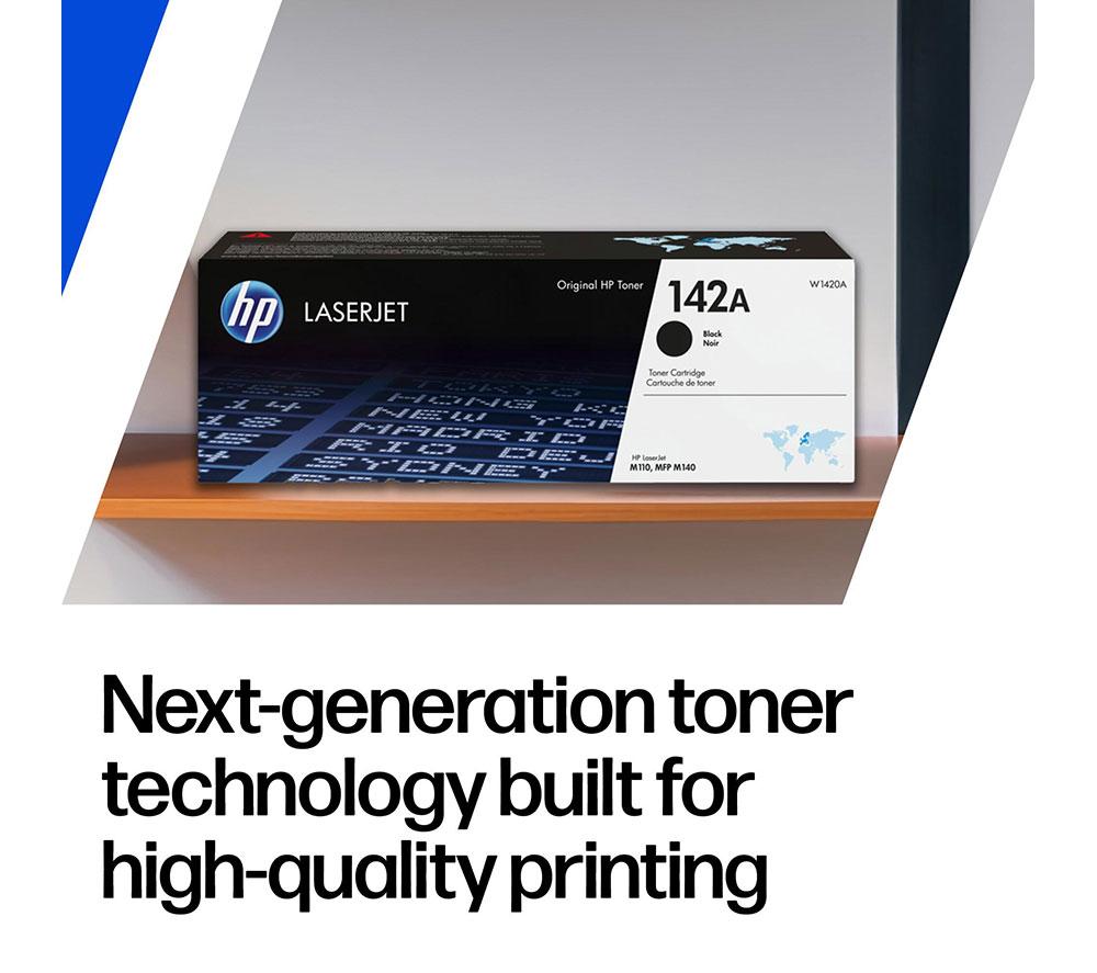 Impresora láser inalámbrica monocromo multifunción HP LaserJet M140W | Escanear y copiar | Diseño compacto | Impresión WiFi