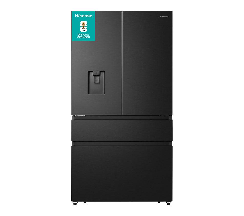 HISENSE PureFlat RF749N4SWFE Fridge Freezer - Black Stainless Steel