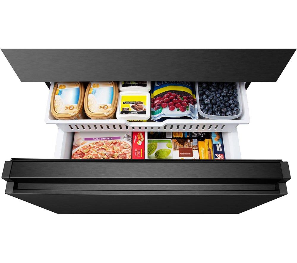 Frigorífico combi HISENSE PureFlat RF749N4SWFE - Acero inoxidable negro